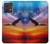 S3841 白頭ワシ カラフルな空 Bald Eagle Flying Colorful Sky Motorola Edge 40 Neo バックケース、フリップケース・カバー