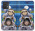 S3915 アライグマの女子 赤ちゃんナマケモノ宇宙飛行士スーツ Raccoon Girl Baby Sloth Astronaut Suit Motorola Edge 40 Neo バックケース、フリップケース・カバー