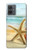 S1117 ビーチのヒトデ Starfish on the Beach Motorola Moto G14 バックケース、フリップケース・カバー