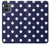 S3533 ブルーの水玉 Blue Polka Dot Motorola Moto G14 バックケース、フリップケース・カバー