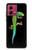 S0125 緑ヤモリ Green Madagascan Gecko Motorola Moto G84 バックケース、フリップケース・カバー