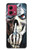 S0222 スカルペンタグラム 五芒星 Skull Pentagram Motorola Moto G84 バックケース、フリップケース・カバー