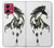 S1031 馬の絵筆 Horse Paintbrush Motorola Moto G84 バックケース、フリップケース・カバー