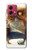 S1133 目を覚ますフクロウ Wake up Owl Motorola Moto G84 バックケース、フリップケース・カバー