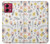 S2354 パステルの花のパターン Pastel Flowers Pattern Motorola Moto G84 バックケース、フリップケース・カバー