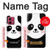 S2662 可愛いパンダ Cute Panda Cartoon Motorola Moto G84 バックケース、フリップケース・カバー