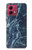 S2799 ライトブルーマーブルストーン グラフィックプリント Light Blue Marble Stone Texture Printed Motorola Moto G84 バックケース、フリップケース・カバー
