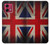 S2894 ヴィンテージイギリス旗 Vintage British Flag Motorola Moto G84 バックケース、フリップケース・カバー