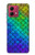 S2930 人魚のスケール Mermaid Fish Scale Motorola Moto G84 バックケース、フリップケース・カバー