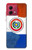 S3017 パラグアイの旗 Paraguay Flag Motorola Moto G84 バックケース、フリップケース・カバー