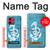 S3053 マリンアンカー Marine Anchor Blue Motorola Moto G84 バックケース、フリップケース・カバー