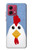 S3254 鶏の漫画 Chicken Cartoon Motorola Moto G84 バックケース、フリップケース・カバー