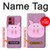 S3269 豚の漫画 Pig Cartoon Motorola Moto G84 バックケース、フリップケース・カバー