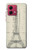 S3474 エッフェル建築図面 Eiffel Architectural Drawing Motorola Moto G84 バックケース、フリップケース・カバー