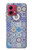 S3537 モロッコのモザイクパターン Moroccan Mosaic Pattern Motorola Moto G84 バックケース、フリップケース・カバー