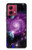 S3689 銀河宇宙惑星 Galaxy Outer Space Planet Motorola Moto G84 バックケース、フリップケース・カバー