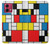S3814 ピエトモンドリアン線画作曲 Piet Mondrian Line Art Composition Motorola Moto G84 バックケース、フリップケース・カバー