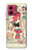 S3820 ヴィンテージ騎乗位ファッション紙人形 Vintage Cowgirl Fashion Paper Doll Motorola Moto G84 バックケース、フリップケース・カバー