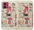 S3820 ヴィンテージ騎乗位ファッション紙人形 Vintage Cowgirl Fashion Paper Doll Motorola Moto G84 バックケース、フリップケース・カバー