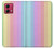 S3849 カラフルな縦の色 Colorful Vertical Colors Motorola Moto G84 バックケース、フリップケース・カバー