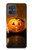 S1083 南瓜 蜘蛛 蝋燭 ハロウィーン Pumpkin Spider Candles Halloween Motorola Moto G54 バックケース、フリップケース・カバー