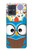 S2521 可愛いオタクフクロウ漫画 Cute Nerd Owl Cartoon Motorola Moto G54 バックケース、フリップケース・カバー