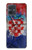 S3313 クロアチアflag Vintage Football Graphic Croatia Flag Vintage Football Graphic Motorola Moto G54 バックケース、フリップケース・カバー