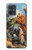 S3331 ピーター・ポール・ルーベンス・タイガー Peter Paul Rubens Tiger und Lowenjagd Motorola Moto G54 バックケース、フリップケース・カバー