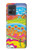 S3407 ヒッピーアート Hippie Art Motorola Moto G54 バックケース、フリップケース・カバー