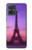 S3447 エッフェルパリの夕日 Eiffel Paris Sunset Motorola Moto G54 バックケース、フリップケース・カバー