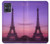 S3447 エッフェルパリの夕日 Eiffel Paris Sunset Motorola Moto G54 バックケース、フリップケース・カバー