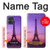 S3447 エッフェルパリの夕日 Eiffel Paris Sunset Motorola Moto G54 バックケース、フリップケース・カバー