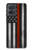 S3472 消防士細い赤線旗 Firefighter Thin Red Line Flag Motorola Moto G54 バックケース、フリップケース・カバー