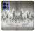 S0933 白馬 White Horses Motorola Edge 50 Pro バックケース、フリップケース・カバー