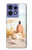 S1425 浜ときれいな貝殻 Seashells on The Beach Motorola Edge 50 Pro バックケース、フリップケース・カバー