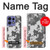 S2186 グレー迷彩グラフィックプリント Gray Camo Camouflage Graphic Printed Motorola Edge 50 Pro バックケース、フリップケース・カバー