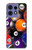 S2238 ビリヤードプールボール Billiard Pool Ball Motorola Edge 50 Pro バックケース、フリップケース・カバー