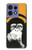 S2324 ヘッドフォンポップミュージックと面白い猿 Funny Monkey with Headphone Pop Music Motorola Edge 50 Pro バックケース、フリップケース・カバー