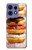 S2431 ファンシー甘いドーナツ Fancy Sweet Donuts Motorola Edge 50 Pro バックケース、フリップケース・カバー