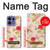 S3037 ローズコテージフローラ Pretty Rose Cottage Flora Motorola Edge 50 Pro バックケース、フリップケース・カバー