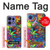 S3255 カラフルパターン Colorful Art Pattern Motorola Edge 50 Pro バックケース、フリップケース・カバー