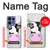 S3257 牛の漫画 Cow Cartoon Motorola Edge 50 Pro バックケース、フリップケース・カバー