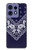 S3357 ネイビーブルーバンダナパターン Navy Blue Bandana Pattern Motorola Edge 50 Pro バックケース、フリップケース・カバー