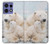 S3373 シロクマ抱擁家族 Polar Bear Hug Family Motorola Edge 50 Pro バックケース、フリップケース・カバー
