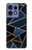 S3479 ネイビーブルーグラフィックアート Navy Blue Graphic Art Motorola Edge 50 Pro バックケース、フリップケース・カバー