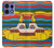 S3599 ヒッピーサブマリン Hippie Submarine Motorola Edge 50 Pro バックケース、フリップケース・カバー