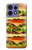 S0790 ハンバーガー Hamburger Motorola Edge 50 Fusion バックケース、フリップケース・カバー