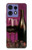 S0910 赤ワイン Red Wine Motorola Edge 50 Fusion バックケース、フリップケース・カバー