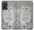 S1566 白フクロウ シロフクロウ Snowy Owl White Owl Motorola Edge 50 Fusion バックケース、フリップケース・カバー
