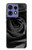 S1598 黒バラ Black Rose Motorola Edge 50 Fusion バックケース、フリップケース・カバー